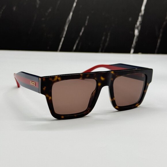 NEW GUCCI GG1868S 002 HAVANA BLUE RED UNISEX SUNGLASSES GUCCI